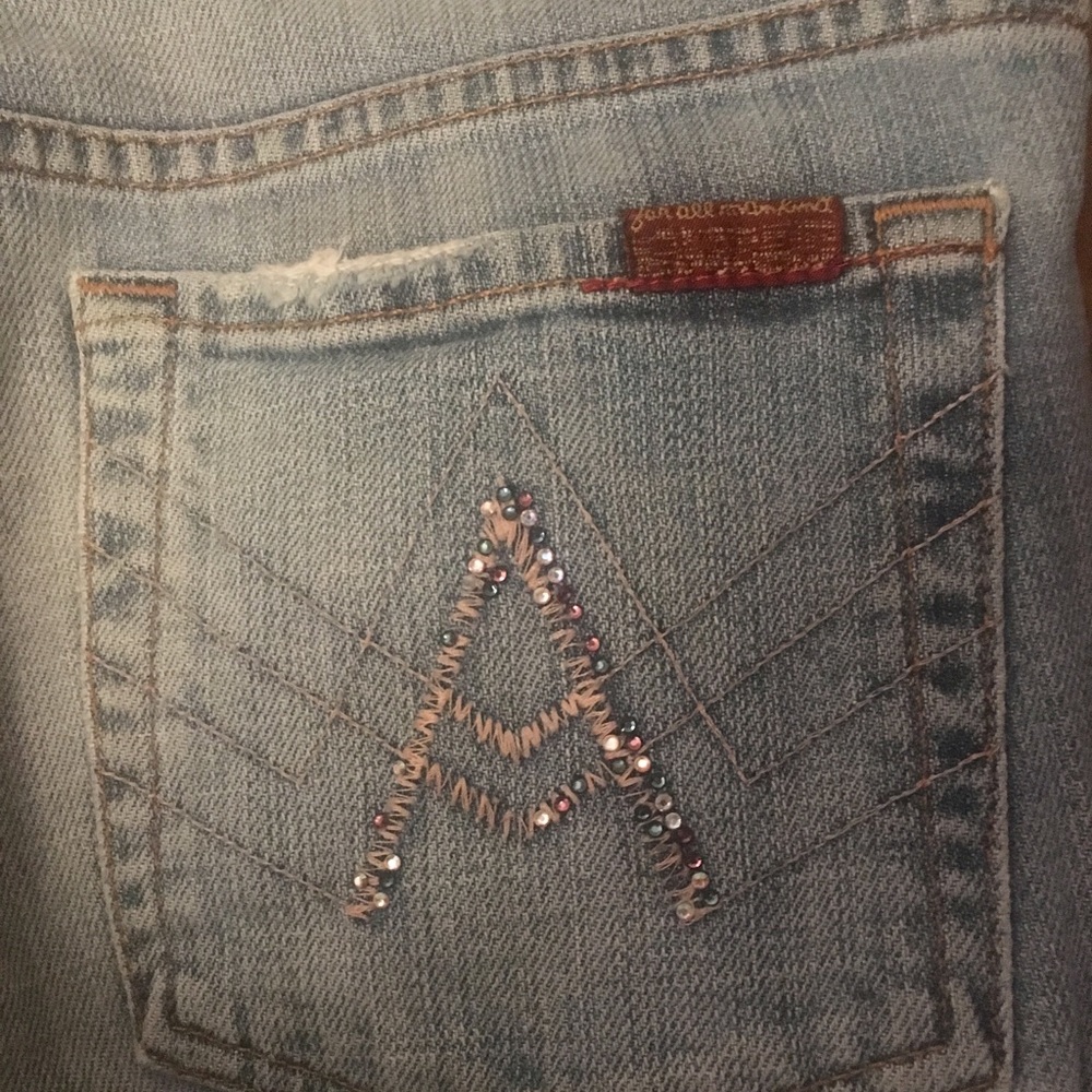 7 for all mankind boot cut jeans